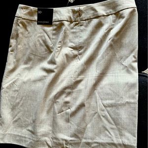 Tan shirt skirt from Banana Republic. Size 10